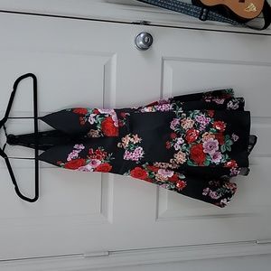 B. Smart floral cocktail dress